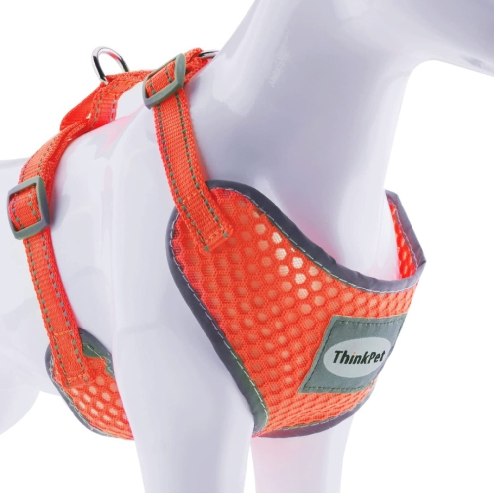 ThinkPet Large Reflective Mesh No Choke Dog Harness